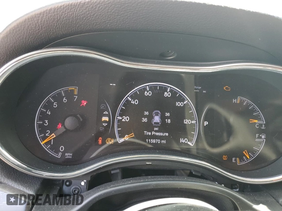 2017 Jeep Grand Cherokee Altitude with VIN 1C4RJEAG8HC707841, listed as a Copart auction lot 57388275 with 115,970 mi miles and Salvage title. Bid and sale history available at DreamBid. Image 9.