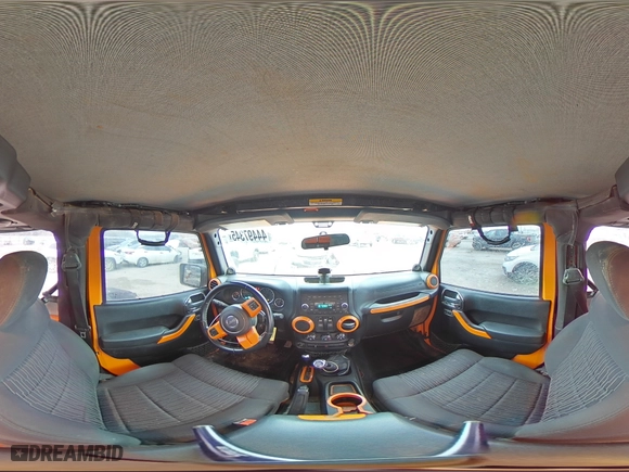 2012 Jeep Wrangler JK Sport S with VIN 1C4GJWAG6CL227139, listed as a Copart auction lot 44497345 with 77,928 mi miles and Salvage Title. Bid and sale history available at carsss.com. Image 12.