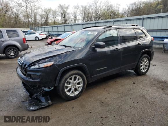 2016 Jeep Cherokee Sport with VIN 1C4PJMAB5GW204772, listed as a Copart auction lot 53830525 with 95,278 mi miles and Salvage Title. Bid and sale history available at carsss.com. Image 1.