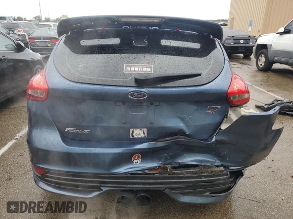 2018 Ford Focus ST with VIN 1FADP3L95JL310207, listed as a Copart auction lot 80940534 with 90,574 mi miles and Salvage Title. Bid and sale history available at DreamBid. Image 6.