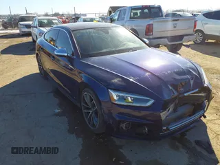 2018 Audi S5 Sportback Prestige z VIN WAUC4CF59JA116246, wystawiony jako IAAI lot #41644564 z przebiegiem 61 053 mil mil oraz . Historia ofert i sprzedaży dostępna na DreamBid. Obrazek 1.