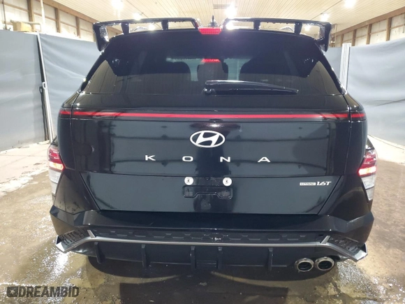 2024 Hyundai Kona N Line with VIN KM8HACA36RU087236, listed as a Copart auction lot 50409345 with 33,288 mi miles and Clean Title. Bid and sale history available at carsss.com. Image 6.