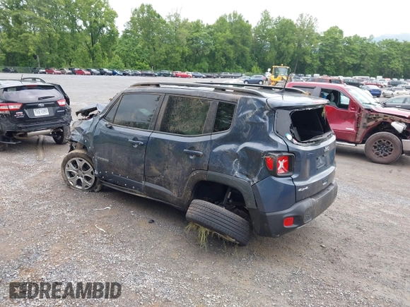 2023 Jeep Renegade Limited with VIN ZACNJDD14PPP38057, listed as a IAAI auction lot 42367959 with 17,546 mi miles and . Bid and sale history available at DreamBid. Image 3.