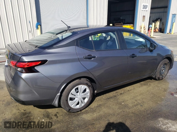 2024 Nissan Versa S with VIN 3N1CN8DV4RL896356, listed as a Copart auction lot 48906475 with 5,831 mi miles and Clean Title. Bid and sale history available at DreamBid. Image 3.