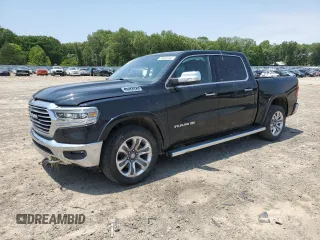 2022 Ram 1500 Longhorn with VIN 1C6SRFKT6NN418007, listed as a Copart auction lot 58422145 with 30,301 mi miles and Salvage title. Bid and sale history available at DreamBid. Image 1.