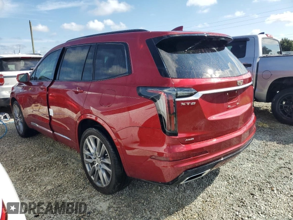 2020 Cadillac XT6 AWD Sport with VIN 1GYKPHRS7LZ125708, listed as a Copart auction lot 73992734 with 0 mi miles and Non Repairable. Bid and sale history available at carsss.com. Image 2.