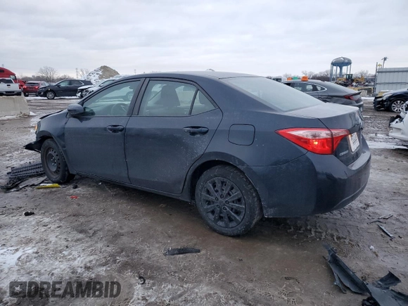 2019 Toyota Corolla L with VIN 2T1BURHE7KC173282, listed as a Copart auction lot 88806345 with 58,789 mi miles and Salvage title. Bid and sale history available at DreamBid. Image 2.