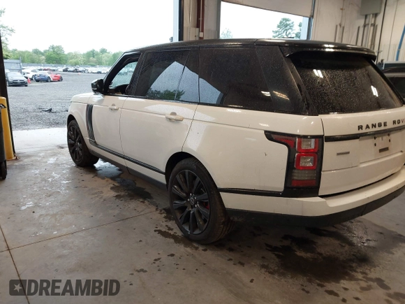 2015 Land Rover Range Rover Supercharged with VIN SALGS3TF2FA209794, listed as a IAAI auction lot 42231555 with 130,509 mi miles and . Bid and sale history available at DreamBid. Image 3.