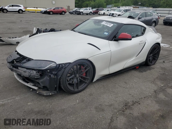 2020 Toyota Supra 3.0 with VIN WZ1DB4C03LW022950, listed as a Copart auction lot 57889245 with 39,081 mi miles and Salvage title. Bid and sale history available at DreamBid. Image 1.
