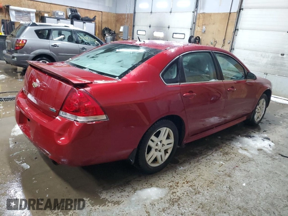 2013 Chevrolet Impala LT with VIN 2G1WB5E31D1164722, listed as a Copart auction lot 44796265 with 117,367 mi miles and Clean Title. Bid and sale history available at DreamBid. Image 3.