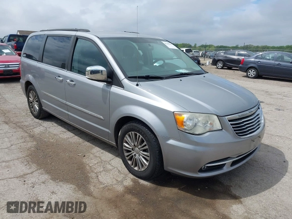 2014 Chrysler Town & Country Touring-L with VIN 2C4RC1CG2ER107917, listed as a IAAI auction lot 42180194 with 169,447 mi miles. Bid and sale history available at carsss.com. Image 1.