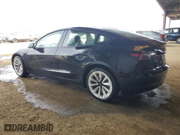 2022 Tesla Model 3 with VIN 5YJ3E1EA3NF289292, listed as a Copart auction lot 45974405 with 109,164 mi miles and Clean Title. Bid and sale history available at carsss.com. Image 2.