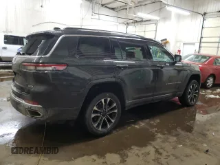 2022 Jeep Grand Cherokee Overland with VIN 1C4RJKDG8N8580372, listed as a Copart auction lot 85468024 with Not provided miles and Salvage title. Bid and sale history available at DreamBid. Image 3.