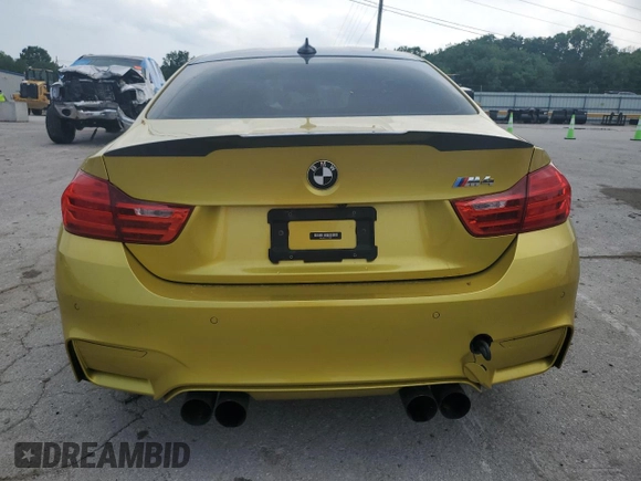 2015 BMW M4 with VIN WBS3R9C51FK334817, listed as a Copart auction lot 53521564 with 51,403 mi miles. Bid and sale history available at carsss.com. Image 6.