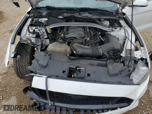 2019 Ford Mustang GT with VIN 1FA6P8CF8K5117020, listed as a Copart auction lot 57896865 with 92,626 mi miles and Salvage title. Bid and sale history available at DreamBid. Image 11.