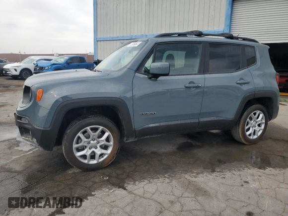 2017 Jeep Renegade Latitude with VIN ZACCJBBB9HPG35051, listed as a Copart auction lot 50512125 with 44,557 mi miles and Clean Title. Bid and sale history available at carsss.com. Image 1.
