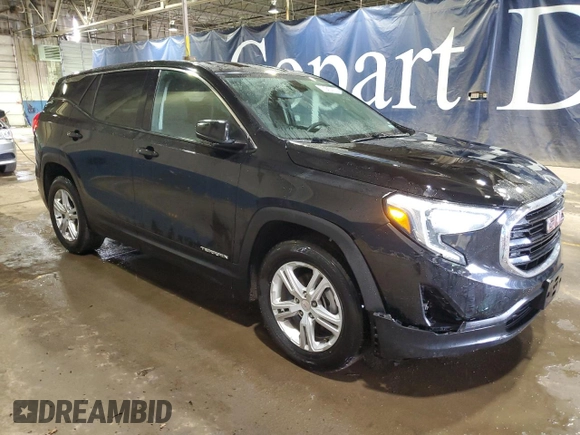 2018 GMC Terrain SLE with VIN 3GKALMEV7JL415266, listed as a Copart auction lot 46131555 with 74,676 mi miles and Clean Title. Bid and sale history available at DreamBid. Image 4.