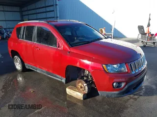 2015 Jeep Compass Sport with VIN 1C4NJCBB3FD297186, listed as a IAAI auction lot 41874776 with 234,744 mi miles. Bid and sale history available at carsss.com. Image 1.