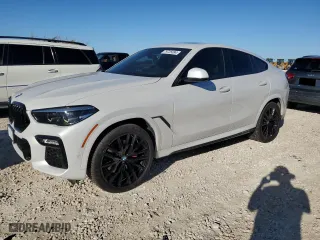 2021 BMW X6 sDrive40i with VIN 5UXCY4C01M9E24444, listed as a Copart auction lot 79725094 with 119,066 mi miles and Clean Title. Bid and sale history available at carsss.com. Image 1.