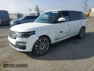 2020 Land Rover Range Rover with VIN SALGS5SE1LA412529, listed as a Copart auction lot 41509965 with 24,896 mi miles and Salvage Title. Bid and sale history available at carsss.com. Image 1.