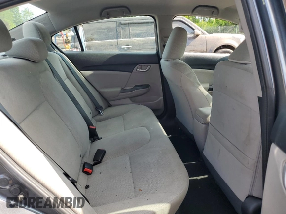 2013 Honda Civic LX z VIN 19XFB2F56DE223966, wystawiony jako Copart lot #59117725 z przebiegiem 115 394 mil mil oraz Szkoda całkowita • Salvage title. Historia ofert i sprzedaży dostępna na DreamBid. Obrazek 10.