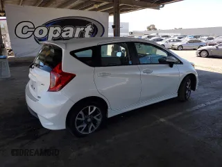 2015 Nissan Note S Plus with VIN 3N1CE2CP7FL435521, listed as a Copart auction lot 64794875 with 60,474 mi miles and Clean title. Bid and sale history available at DreamBid. Image 3.