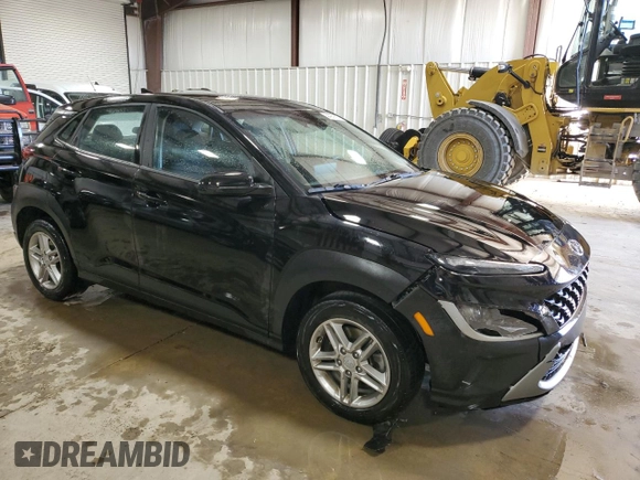 2022 Hyundai Kona SE with VIN KM8K2CAB4NU763395, listed as a Copart auction lot 44989583 with 46,013 mi miles. Bid and sale history available at carsss.com. Image 4.