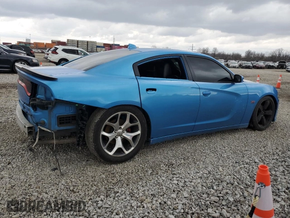 2015 Dodge Charger RT with VIN 2C3CDXCT2FH777384, listed as a Copart auction lot 49729685 with 96,718 mi miles and Salvage Title. Bid and sale history available at DreamBid. Image 3.