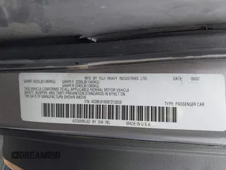 2008 Subaru Legacy Special with VIN 4S3BL616087213555, listed as a IAAI auction lot 41885783 with 208,274 mi miles and . Bid and sale history available at DreamBid. Image 9.