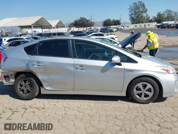 2014 Toyota Prius Four with VIN JTDKN3DU0E0377850, listed as a IAAI auction lot 41686080 with 158,856 mi miles. Bid and sale history available at carsss.com. Image 13.