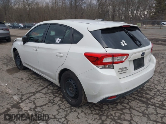 2017 Subaru Impreza with VIN 4S3GTAA68H3751534, listed as a IAAI auction lot 41719864 with 100,417 mi miles. Bid and sale history available at carsss.com. Image 3.