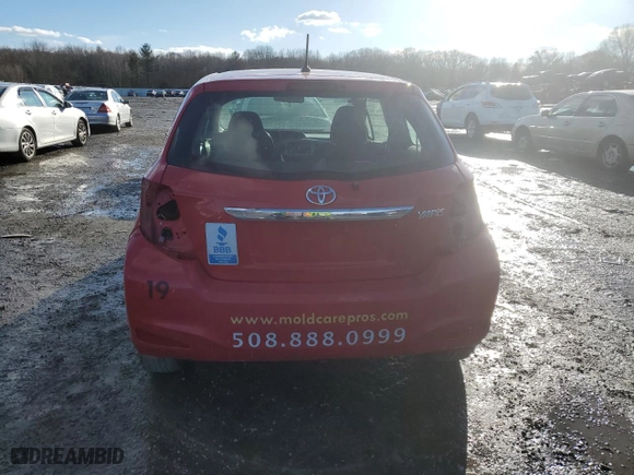 2012 Toyota Yaris L with VIN JTDJTUD33CD503588, listed as a Copart auction lot 44392095 with 0 mi miles and Clean Title. Bid and sale history available at carsss.com. Image 6.