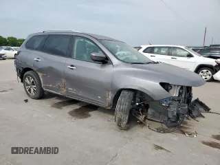 2020 Nissan Pathfinder SL with VIN 5N1DR2CN7LC601365, listed as a Copart auction lot 57273725 with 44,503 mi miles and Salvage title. Bid and sale history available at DreamBid. Image 4.