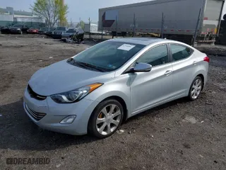 2012 Hyundai Elantra Limited with VIN 5NPDH4AE7CH150786, listed as a IAAI auction lot 42040887 with 153,185 mi miles. Bid and sale history available at carsss.com. Image 2.