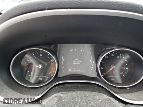 2021 Jeep Compass Latitude with VIN 3C4NJCBB2MT539201, listed as a Copart auction lot 58325985 with 94,170 mi miles and Salvage title. Bid and sale history available at DreamBid. Image 9.