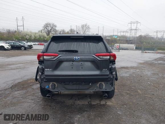 2023 Toyota RAV4 Hybrid XLE with VIN JTMRWRFV5PJ056825, listed as a IAAI auction lot 41912178 with 1 mi miles. Bid and sale history available at carsss.com. Image 17.