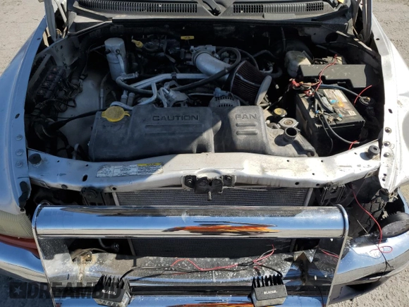 2004 Dodge Dakota SLT with VIN 1D7HG48N74S509797, listed as a Copart auction lot 57797055 with 214,275 mi miles and Salvage title. Bid and sale history available at DreamBid. Image 11.
