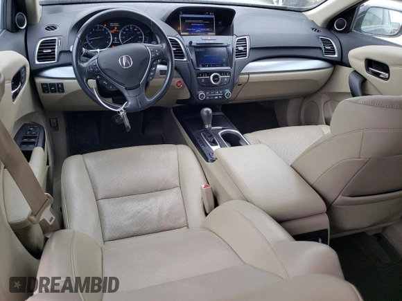 2016 Acura RDX Advance with VIN 5J8TB3H79GL009557, listed as a Copart auction lot 44970545 with 57,306 mi miles and Salvage title. Bid and sale history available at DreamBid. Image 8.