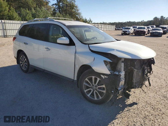 2013 Nissan Pathfinder Platinum with VIN 5N1AR2MM4DC634558, listed as a Copart auction lot 81878564 with 132,611 mi miles and Salvage Title. Bid and sale history available at carsss.com. Image 4.