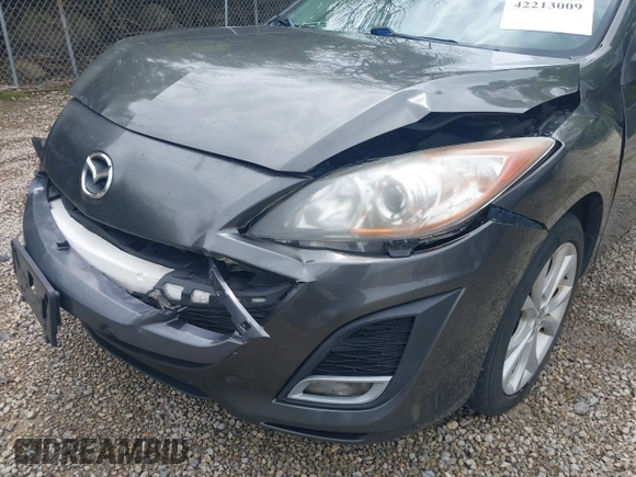 2011 Mazda 3 S Sport with VIN JM1BL1U53B1389211, listed as a IAAI auction lot 42213009 with 117,980 mi miles and . Bid and sale history available at DreamBid. Image 6.
