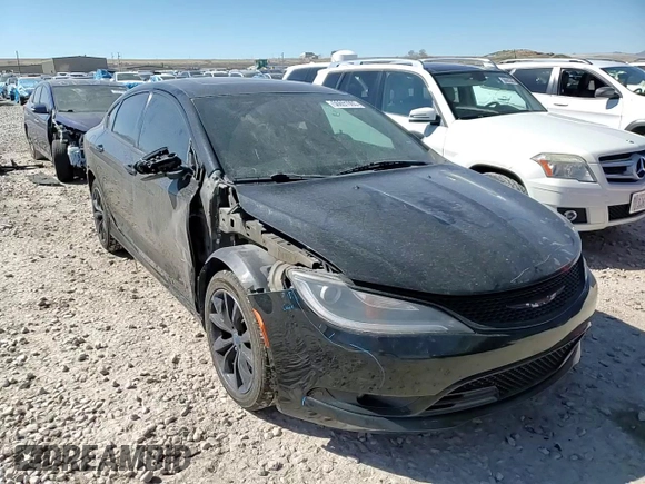 2015 Chrysler 200 S with VIN 1C3CCCBG0FN599451, listed as a Copart auction lot 50691965 with 165,464 mi miles and Salvage Title. Bid and sale history available at DreamBid. Image 11.