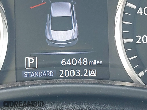 2020 Infiniti Q60 Luxe with VIN JN1EV7EKXLM340458, listed as a IAAI auction lot 42450765 with 64,048 mi miles and . Bid and sale history available at DreamBid. Image 15.