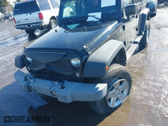 2018 Jeep Wrangler JK Unlimited Sport with VIN 1C4BJWDG3JL829130, listed as a IAAI auction lot 41554884 with 109,745 mi miles. Bid and sale history available at carsss.com. Image 6.