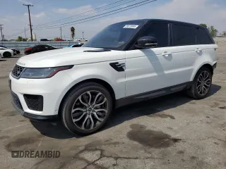 2019 Land Rover Range Rover Sport HSE with VIN SALWR2RV6KA847282, listed as a Copart auction lot 55673065 with 52,261 mi miles and Salvage title. Bid and sale history available at DreamBid. Image 1.