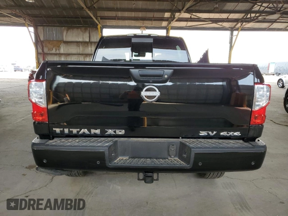 2024 Nissan Titan SV with VIN 1N6AA1FB4RN118307, listed as a Copart auction lot 51018655 with 445 mi miles and Salvage title. Bid and sale history available at DreamBid. Image 6.