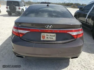 2015 Hyundai Azera with VIN KMHFG4JG2FA490660, listed as a Copart auction lot 77157344 with 0 mi miles and Salvage Title. Bid and sale history available at carsss.com. Image 6.