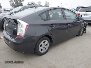 2010 Toyota Prius II with VIN JTDKN3DU7A0019672, listed as a IAAI auction lot 42160115 with 216,368 mi miles. Bid and sale history available at carsss.com. Image 4.