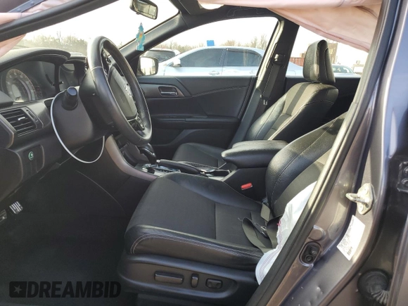 2016 Honda Accord Sport with VIN 1HGCR2F50GA040425, listed as a Copart auction lot 51067815 with 124,461 mi miles and Salvage Title. Bid and sale history available at DreamBid. Image 7.
