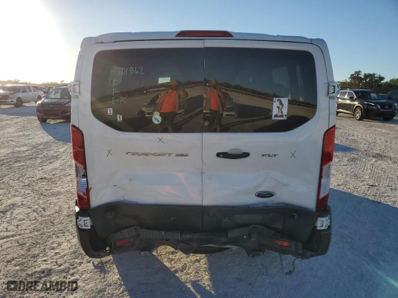 2018 Ford Transit Passenger Wagon XL with VIN 1FBZX2YM5JKA75213, listed as a Copart auction lot 82145134 with 237,825 mi miles and Non Repairable. Bid and sale history available at carsss.com. Image 6.