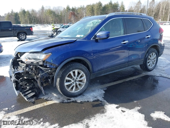 2020 Nissan Rogue SV with VIN KNMAT2MV1LP519874, listed as a IAAI auction lot 41610293 with 65,773 mi miles. Bid and sale history available at carsss.com. Image 2.